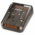 Produktbild: BLACK+DECKER 18V Multivolt-Schnell-Ladegerät (einsetzbar für alle BLACK+DECKER 14,4 Volt und 18 Volt Li-Ionen-Akkus, 1 Ampere Ladestrom, mit Ladezustandsanzeige) BDC1A-QW