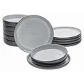 Produktbild: Creatable Tafelservice, Hellgrau, Keramik, 12-teilig, lebensmittelecht, Essen & Trinken, Geschirr, Geschirr-Sets, Tafelservice