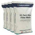 Produktbild: Nature Works Hi-Tech Filterglas für Pool Filteranlagen, Sandfilteranlage, von 100% reinem Flachglas, umweltschonend, Körnung 0,6 bis 1,0 mm (80 kg)