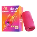 Produktbild: Durex Slide & Ride Masturbationshülle - Weicher & genoppter Masturbation Sleeve - Sexspielzeug für Männer & Paare - Dehnbares & kompaktes Sex Toy, bis zu 50x wiederverwendbar