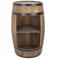 Produktbild: Weinfass, massivholz Weinregal, Fassbar 80cm Wenge