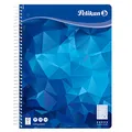 Produktbild: Pelikan 100090 Spiralblock A4, 120 Blatt, Lineatur 27 (liniert), Schulschreibpapier, 90g/m², FSC Mix, weiß, mehrfarbig