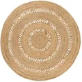 Produktbild: Steffensmeier Flachgewebeteppich, Natur, Naturmaterialien, Rund, 150x150 cm, für Fußbodenheizung geeignet, Teppiche & Böden, Teppiche, Flachgewebe-Teppiche