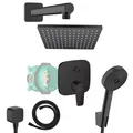 Produktbild: Hansgrohe Unterputz Talis Dusch Set Regendusche Duschsystem Kopfbrause schwarz