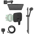 Produktbild: Hansgrohe Unterputz Talis Duschsystem Regendusche Dusche Set Kopfbrause schwarz