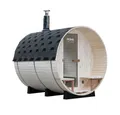 Produktbild: HOME DELUXE Fasssauna mit Holzofen - 4-6 Personen, BxTxH: 210 x 240 x 210 cm, inkl. Holzofen @ Saunazubehör, Gartensauna
