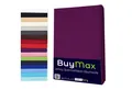 Produktbild: Buymax Spannbettlaken StyleHeim Jersey aus 100% Baumwolle, Jersey, Gummizug: Rundumgummi, Pflegeleicht und Atmungsaktiv in Verschiedenen Farben und Größen