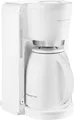Produktbild: Rowenta Filterkaffeemaschine | 1,25l Thermokanne | 8-12 Tassen | 850W | Tropfstopp | Schwenkfilter | Weiß/Edelstahl