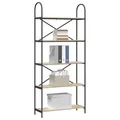 Produktbild: vidaXL Bücherregal Sonoma-Eiche 80 x 30 x 183 cm Holzwerkstoff, Moderner Bücherregal, schicke Aufbewahrungslösung, rechteckige Regaleinheit, minimalistischer Buchhalter