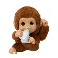 Produktbild: Little Live Pets My Baby Monkey Interaktiver Spielzeugaffe Mango kichert, frisst, nuckelt am Daumen, mit über 50 Geräuschen und Reaktionen für Kinder ab 4 Jahren.