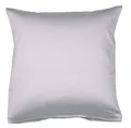 Produktbild: Traumschloss Mako-Satin Kissenbezug aus 100% gekämmter Mako-Baumwolle - hautsympathisch und atmungsaktiv, Farbe:Platin, Größe:40x40
