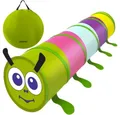 Produktbild: KRUZZEL Spielzelt Kinderzelt Raupe Krabbeltunnel (Spar-Set, 1-tlg., Kinderspieltunnel) Tunnel entfaltet sich von selbst