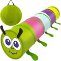 Produktbild: Kinder Spieltunnel Raupe mit Tragetasche, 165 cm