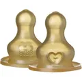 Produktbild: BIBS Baby Glass Bottle Latex Nipple Trinksauger Slow Flow 0+ months 2 St.