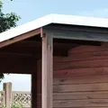 Produktbild: Gartenhaus Maria Mit Anbau & Schleppdach Aus Massiv-holz, Gerätehaus Mit 28 Mm Wandstärke, Garten Holzhaus Inklusive Montagematerial, Geräteschuppen Gr√∂ße: 450 X 400 Cm Pultdach - Alpholz