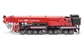 Produktbild: siku 4311, Großkran Mega Lifter, 1:55, Metall/Kunststoff, Rot, Ausziehbarer Kranarm, Seilwinde
