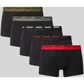 Produktbild: HUGO Regular Fit Trunks aus im 3er-Pack in Black, Größe S