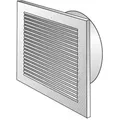 Produktbild: Helios L-G 100 Lüftungsgitter m. Anschlußstutzen DN 100