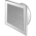 Produktbild: Helios Lüftungsgitter L-G m Anschluss-Stutzen Pr p. Stck DN 100 we