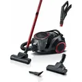 Produktbild: BOSCH Series 6 Vakuumreiniger ohne Tüte BGS41POW1 - Schwarz/Rot