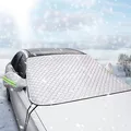 Produktbild: Windschutzscheibenabdeckung Auto Winter UV-beständig 197 x 125 cm Silber Schwarz