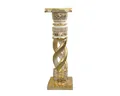 Produktbild: Oriental Galerie Blumenhocker Gedrehte Säule Antik Gold 60 cm klein (1 St)