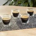 Produktbild: HI Espressotassen 4 Stk. Doppelwandig 80 ml Transparent