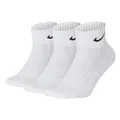 Produktbild: Nike Herren One Quarter Socks 3PPK Value Socken, 3er Pack, Weiß (White/Black 101), 34/38 (Herstellergröße: S)