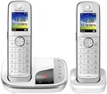 Produktbild: Panasonic Schnurloses Telefon-Set mit Anrufbeantworter KX-TGJ322GW weiß