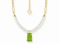 Produktbild: Thomas Sabo KE2207-430-6-L45V Kette - HARIBO - Goldbär - Gummibärchen - Grün - Silber Gelbgold verg. & Zuchtperle - Grün - 40 bi