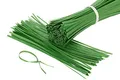 Produktbild: 500 Stück Twist Ties, Bindestreifen, Bindedraht, Kabelbinder, Kunstoffbindestreifen (grün, 16 cm)