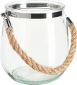 Produktbild: VBS Windlicht Windlicht-Glas mit Kordel, ca. H 14 cm