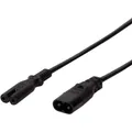 Produktbild: LogiLink Strom Verlängerungskabel [1x Kleingeräte-Stecker C8 - 1x Kleingeräte...