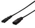 Produktbild: LogiLink Kaltgeräte-Verlängerungskabel, C8 - C7, 2,0 m