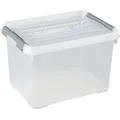 Produktbild: Curver HANDY+ Box, transparent / silber verschiedene Größen Größe: 20 l - Weiß