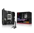 Produktbild: Asus ROG STRIX B650E-I Mainboard Aura Sync RGB-Beleuchtung, (GAMING WIFI Mainboard Sockel, 1-St., RAM 64 GB), HDMI, AMD, Ryzen 7000, Mini-ITX, DDR5 Speicher, USB 3.2 Gen, PCIe 5.0