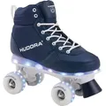 Produktbild: HUDORA Roller Skates Advanced, navy LED, Gr. 29-38