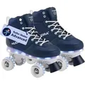 Produktbild: Hudora Rollschuhe Roller Skates Inlineskates Rollschuhe LED Rollen Kinderrollschuhe, (Set, 1-St., Roller Skates), Skates Freizeitroller Rollschuh Kinder Mädchen Jungen Größe 31/32