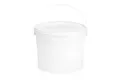 Produktbild: Garronda Putzeimer Eimer mit Deckel Weiß GD-0071, (1-tlg), für Lebensmittel und Chemikalien