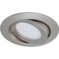Produktbild: Briloner LED-Einbauleuchte Nickel matt Schwenkbar H: 3 cm Ø: 10,6 cm