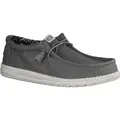Produktbild: Hey Dude Wally Canvas Herren, Slip On, Sneaker, Textil, Hellgrau - Herrenschuhe Sneaker / Schnürschuh, Grau - Grau - 44