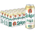 Produktbild: Lübzer Premium Pils, Bier Dose Einweg (24 X 0.5 L) Dosenbier