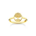 Produktbild: THOMAS SABO Ring Tree of Love mit Steinen vergoldetes Silber TR2375-414-14-50