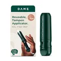 Produktbild: DAME Wiederverwendbarer Tampon-Applikator, kein Kochen erforderlich, leicht zu reinigen, passend für alle Tampons, reduziert Plastikmüll, 3 Tampons aus Bio-Baumwolle, nachhaltige Pflege