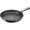 Produktbild: Tefal G25908 Bratpfanne 32 cm mit kratzfester Titanium Antihaft-Beschichtung Thermo-Signal geeignet für alle Herdarten, auch für Induktionsherde ... - Schwarz