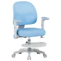 Produktbild: MARK ADLER Junior 5.0 Blue | Kinder Schreibtischstuhl Ergonomischer Bürostuhl Kinderdrehstuhl Jugendstuhl | Fußablage | Sitztiefe einstellen | Verstellbare Armlehnen | Höhenverstellbar | Blau