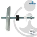 Produktbild: tecuro Waschtischbefestigung mit Feder-Klappdübel - für Hohlwandmontage