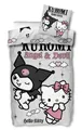 Produktbild: SkyBrands Bettwäsche Hello Kitty & Kuromi - Angel & Devil - Bettwäsche-Set, 135x200 & 80x80, Baumwolle, 100% Baumwolle