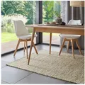 Produktbild: TaCa Home Wollteppich Handweb Woll-Teppich, rechteckig, Höhe: 10 mm, Beige Meliert - 170 x 230 cm beige 170 cm x 230 cm x 10 mm