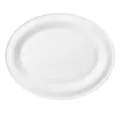 Produktbild: Seltmann Weiden Servierplatte Seltmann Weiden Beat weiß Servierplatte oval 35x28cm, Porzellan, (Packung)